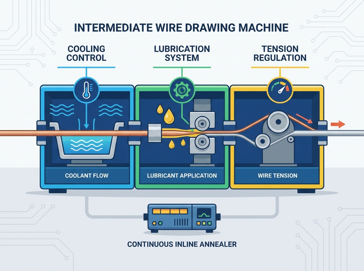 Intermediate Wire Drawing Machine